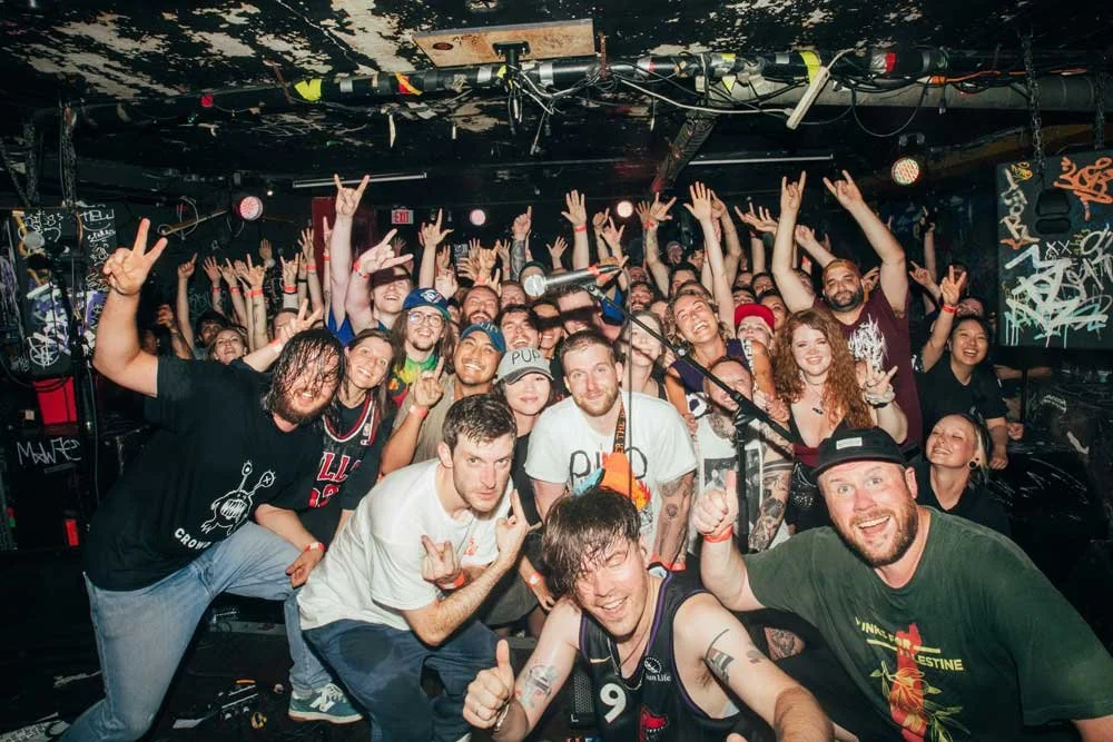 Audience at a PUP concert